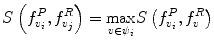 
$$ S\left({f}_{v_i}^P,{f}_{v_j}^R\right)=\underset{v\in {\psi}_i}{{\displaystyle \max }}S\left({f}_{v_i}^P,{f}_v^R\right) $$
