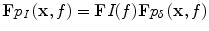 
$$ \mathbf{F}{p}_I\left(\mathbf{x},f\right)=\mathbf{F}I(f)\mathbf{F}{p}_{\delta}\left(\mathbf{x},f\right) $$
