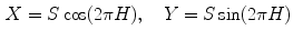 $$\begin{aligned} X = S\cos (2\pi H), \quad Y = S\sin (2\pi H) \end{aligned}$$