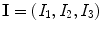 $${\mathbf {I}}=(I_{1},I_{2},I_{3})$$