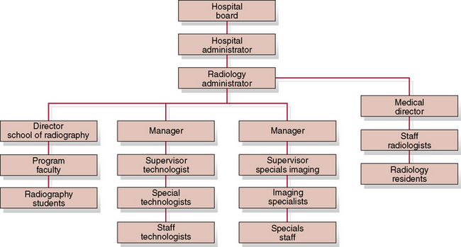 Hospital Department Organizational Chart