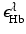 $$\epsilon _{{\mathrm{Hb}}}^{\lambda }$$