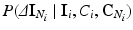 $$P(\varDelta \mathrm {\mathbf {I}}_{N_i} \mid \mathbf {I}_i, C_i,{\mathbf C}_{N_i})$$