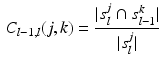 $$\begin{aligned} C_{l-1,l}(j,k) = \frac{\vert s_l^j \cap s_{l-1}^k \vert }{\vert s_l^j \vert } \end{aligned}$$