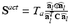 $${\mathbf {S}}^{act}= T_a \frac{\widehat{\mathbf{a}}_l \otimes \widehat{\mathbf{a}}_l}{\widehat{\mathbf{a}}_l^T {\mathbf {C}}\, \widehat{\mathbf{a}}_l}$$