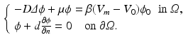 $$\beta >0$$” src=”/wp-content/uploads/2016/09/A339585_1_En_52_Chapter_IEq10.gif”></SPAN>). Its photon density solves:<br />
<DIV id=Equ3 class=Equation><br />
<DIV class=EquationContent><br />
<DIV class=MediaObject><IMG alt=