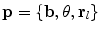 $$\mathbf {p}= \{\mathbf {b},\mathbf {\theta },\mathbf {r}_l\}$$