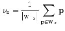 $$\begin{aligned} \mathbf {\nu _z} = \frac{1}{|\fancyscript{W}_{z}|} \sum _{\mathbf {p} \in \fancyscript{W}_{z}} \mathbf {p} \end{aligned}$$