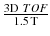 
$$ \frac{3\mathrm{D}\ TOF}{1.5\kern0.1em \mathrm{T}} $$
