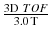 
$$ \frac{3\mathrm{D}\ TOF}{3.0\kern0.1em \mathrm{T}} $$
