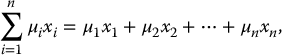 numbered Display Equation